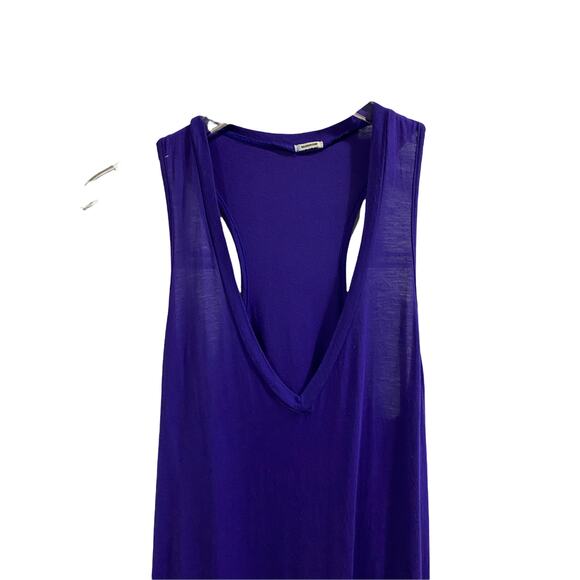Monrow Purple Racerback Basic Casual Everyday Lightweight Tank Maxi Dress Small - Picture 3 of 10